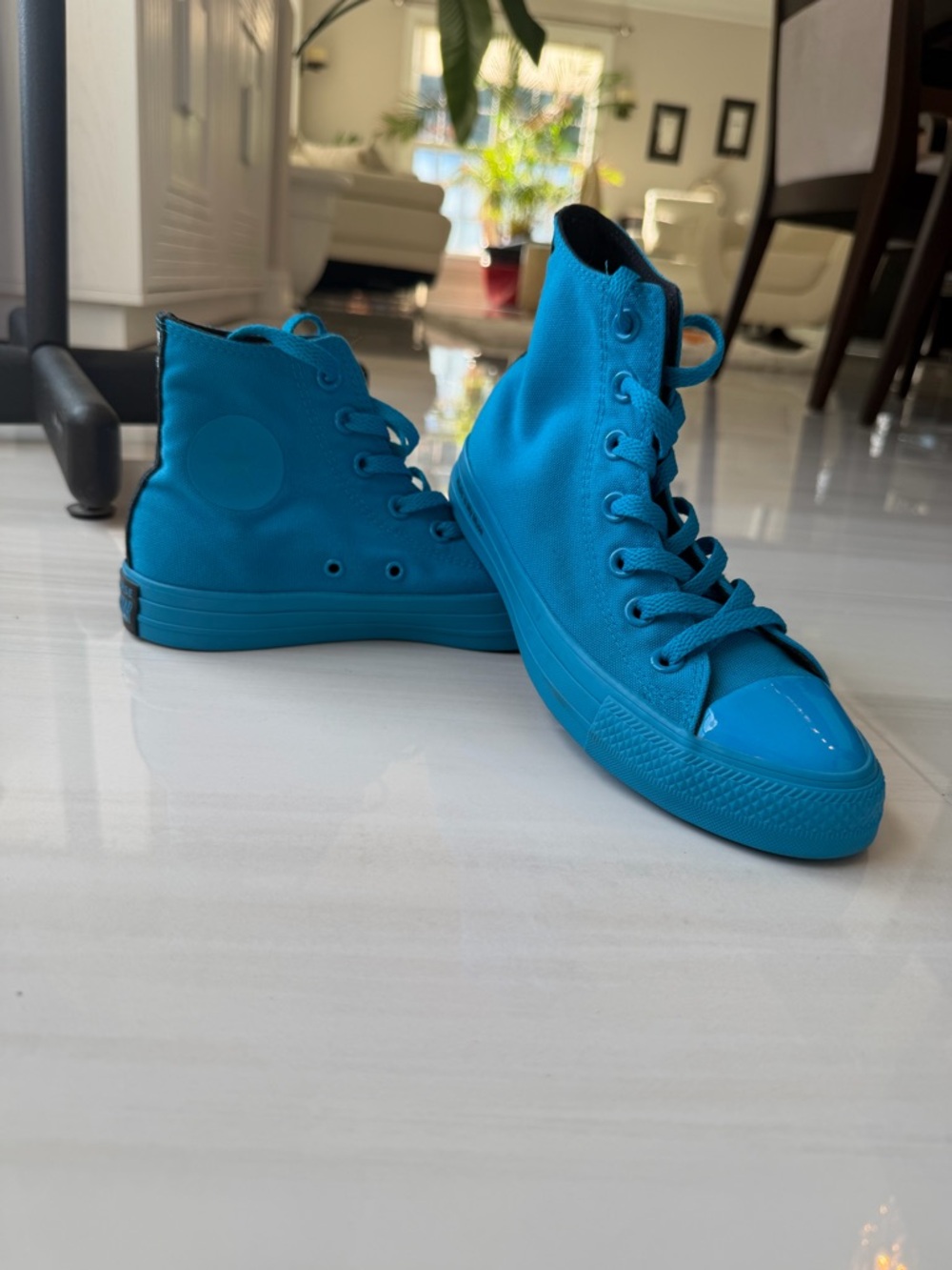 Converse O.P.T. Turquoise-Accented High-Top Sneakers